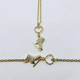 Heart Skate Necklace