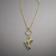 Heart Skate Necklace