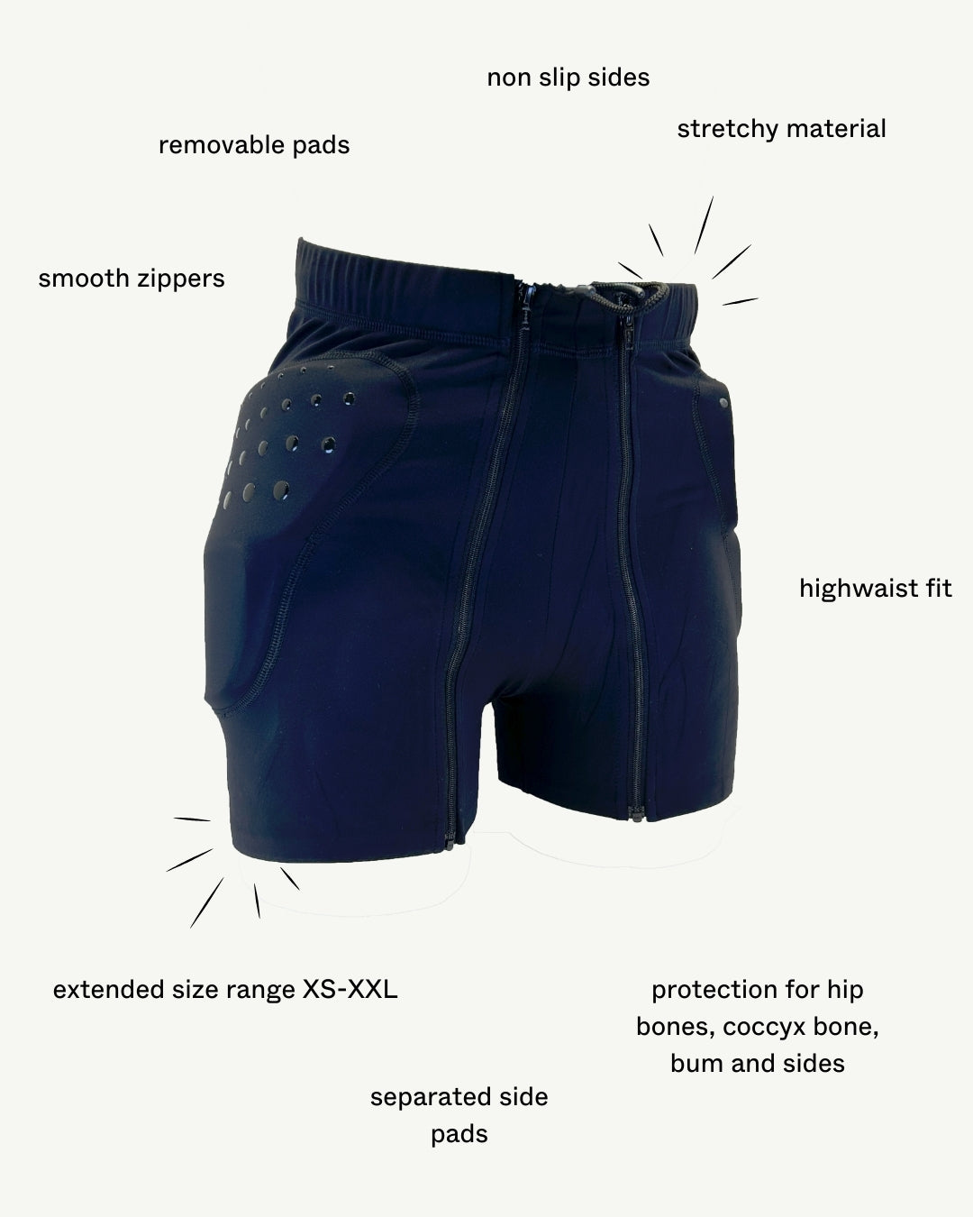 JIV Sport Impact Crashpants | Next Day Delivery – The Boot and Blade