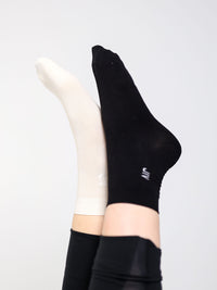 JIV Skating Socks (2 Pack) | Seamless Figure Skating Socks