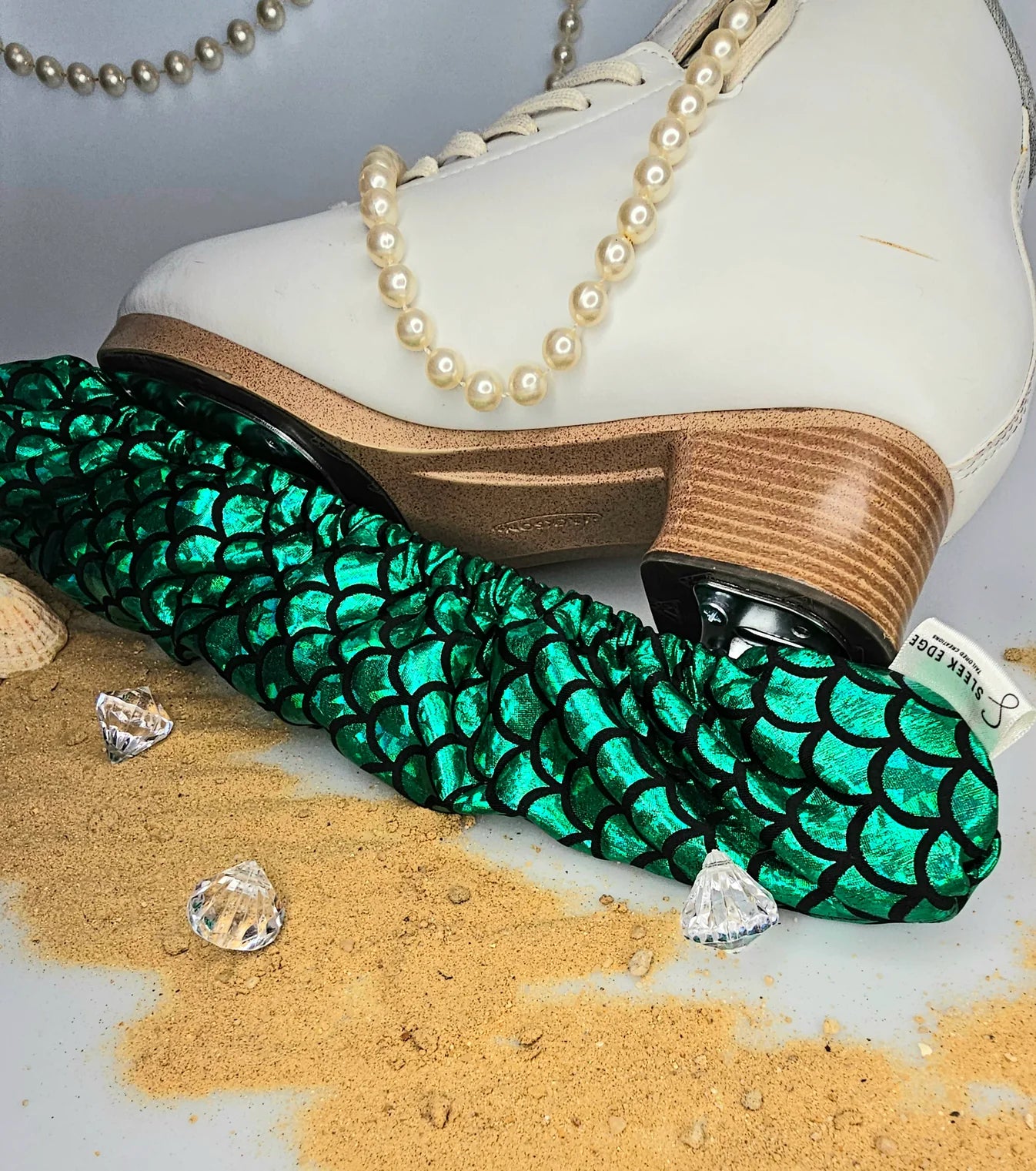 Mermaid Figure Skate Soakers from Sleek Edge